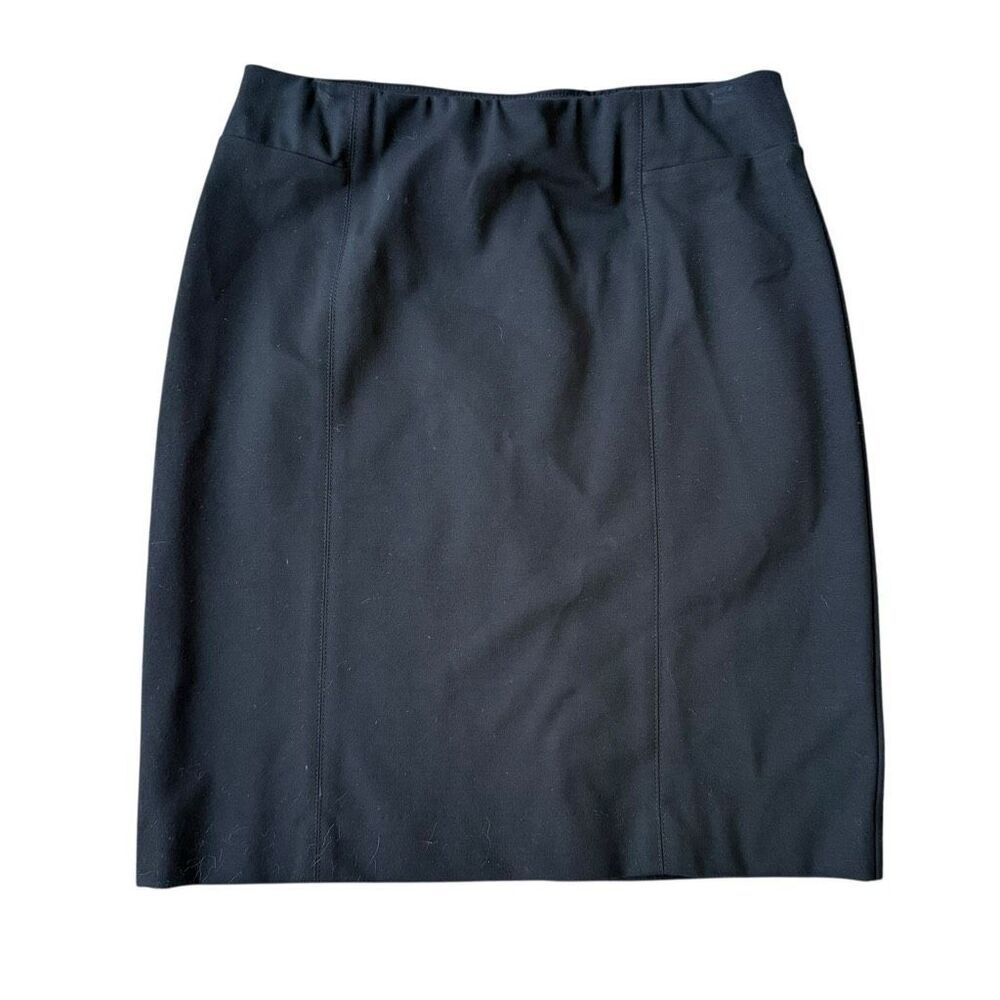 J. Jill Ponte Pencil Skirt Women Black pull on size XS